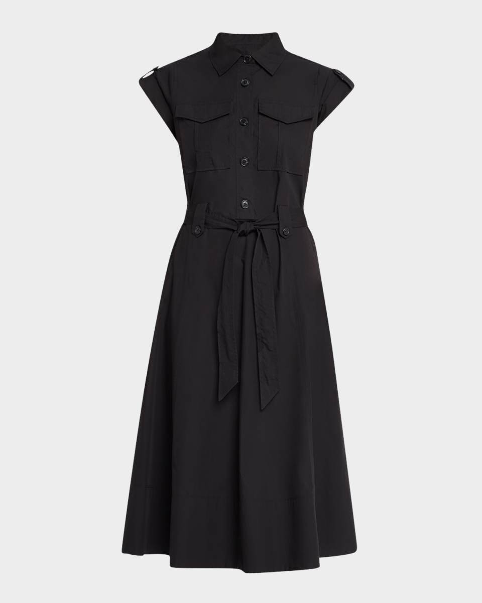 Kayla Belted Midi Shirtdress